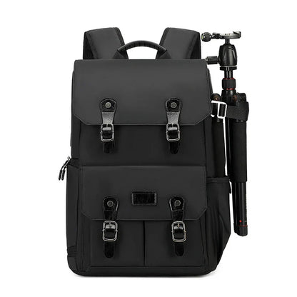 Rugged outdoor camera backpack with waterproof, anti-theft, and breathable features for capturing stunning photography on the go.