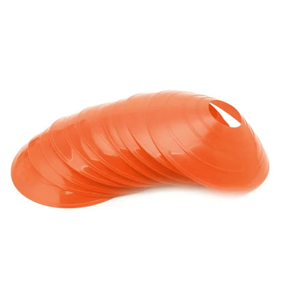 Premium Dynamic Football Training Cones in vibrant red, designed for agility, speed, and precision drills