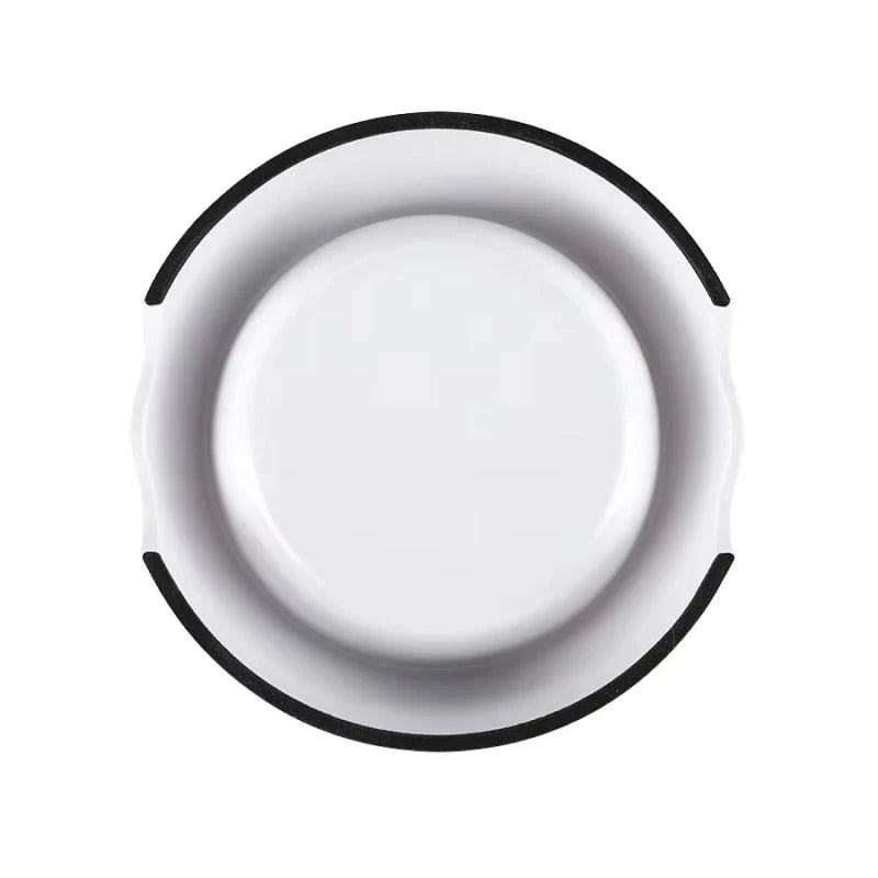 Stainless steel pet bowl with anti-slip base for cats and dogs