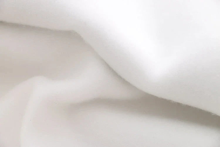 Premium Luxury Hooded Velvet Jumper for Students in White or Beige Velvet