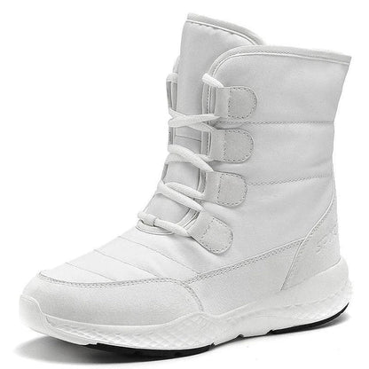 Premium velvet snow boots with plush lining, durable rubber sole and high-top design for reliable winter wear