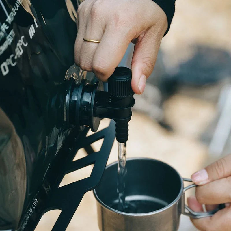 Premium 8L Folding Camping Water Bag with Faucet Tap - Durable, Lightweight, and Convenient Outdoor Hydration Solution