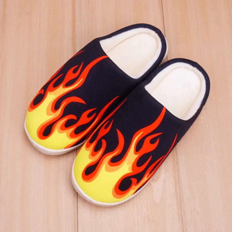 Luxurious velvet home slippers with plush lining and non-slip outsole for cosy indoor comfort