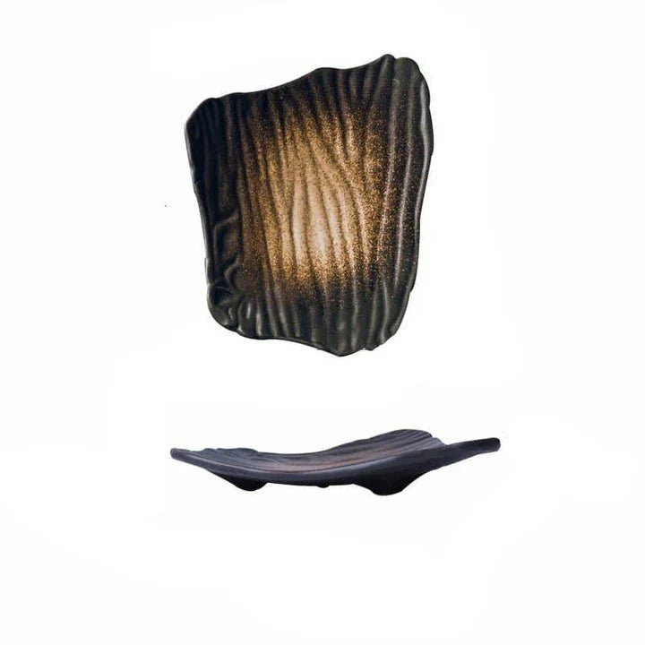 Elegant ceramic sushi plate featuring traditional Japanese design and craftsmanship