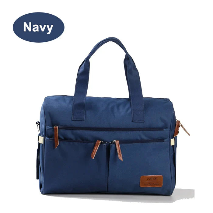 Premium 600D polyester messenger bag with spacious compartment and adjustable strap for modern mums in the UK