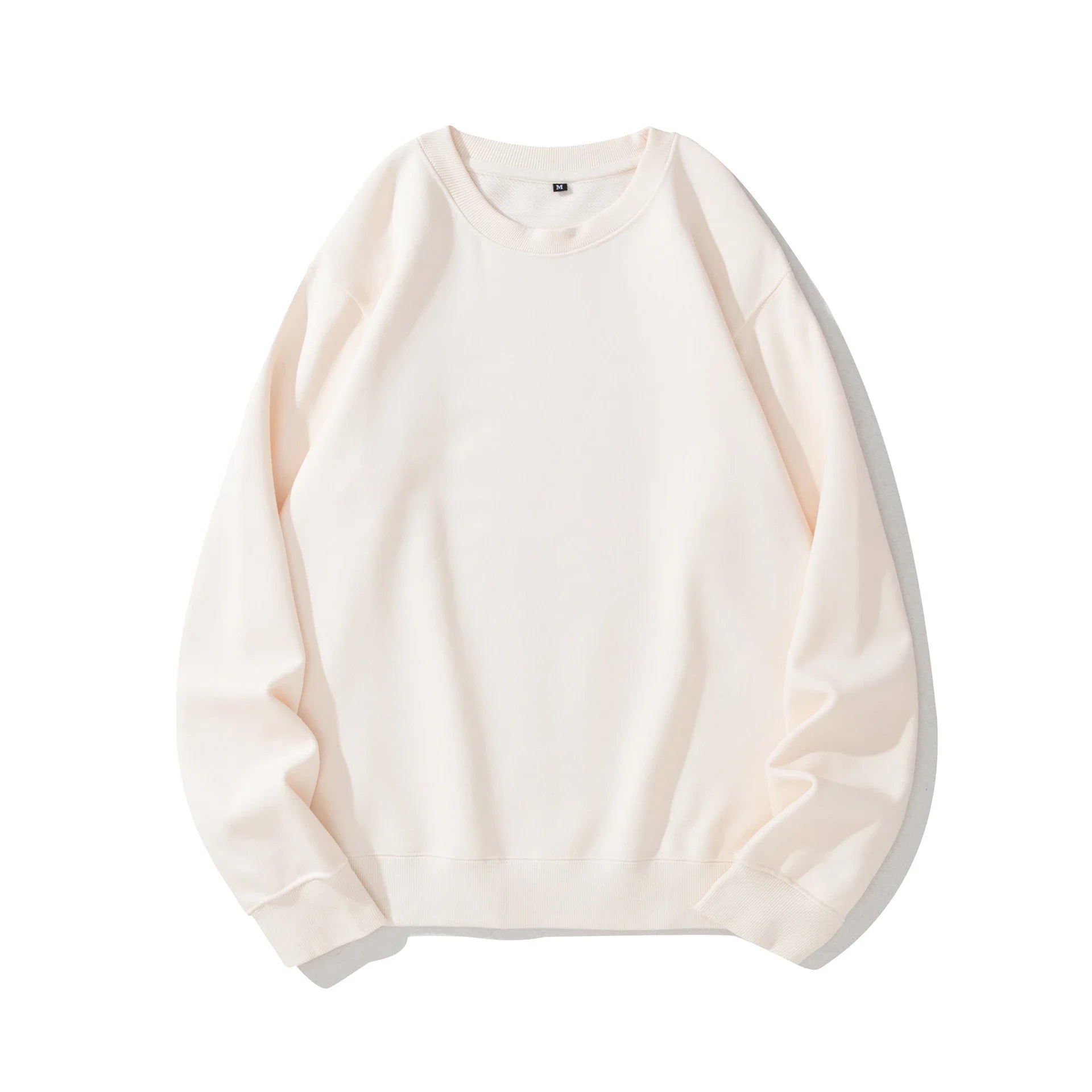 Premium heavyweight knitted jumper in a range of solid colours, made with soft cotton terry fabric for cosy comfort.