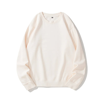 Premium heavyweight knitted jumper in a range of solid colours, made with soft cotton terry fabric for cosy comfort.