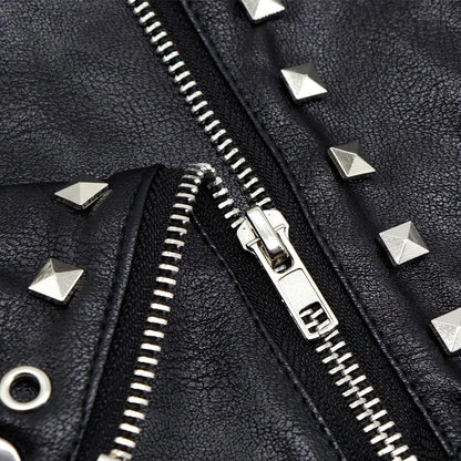 Premium black leather cat jacket with reinforced seams and a comfortable fit for stylish felines
