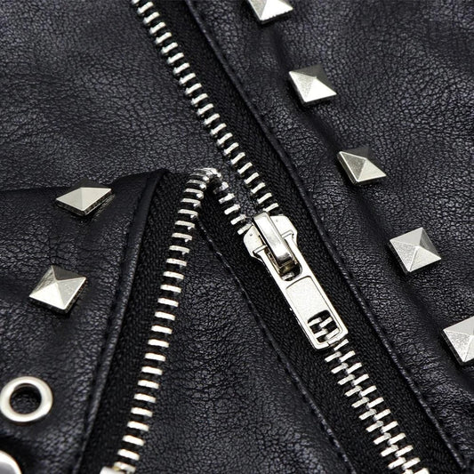 Premium black leather cat jacket with reinforced seams and a comfortable fit for stylish felines