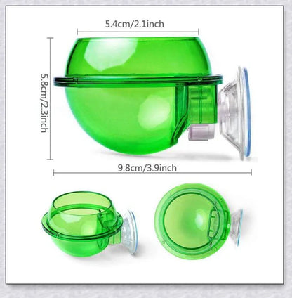 Premium Chameleon Lizard Suction Cup Feeder Set with soft, flexible suction cups for secure glass adhesion and durable construction