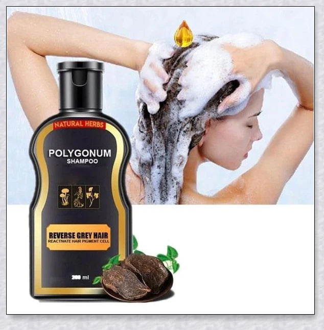 Grey Reverse Hair Colour Shampoo that restores natural hair pigment and promotes healthy hair growth