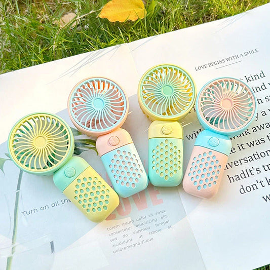 Compact USB Mini Handheld Fan - Sleek, Quiet, and Portable Design for Refreshing Cooling Anywhere