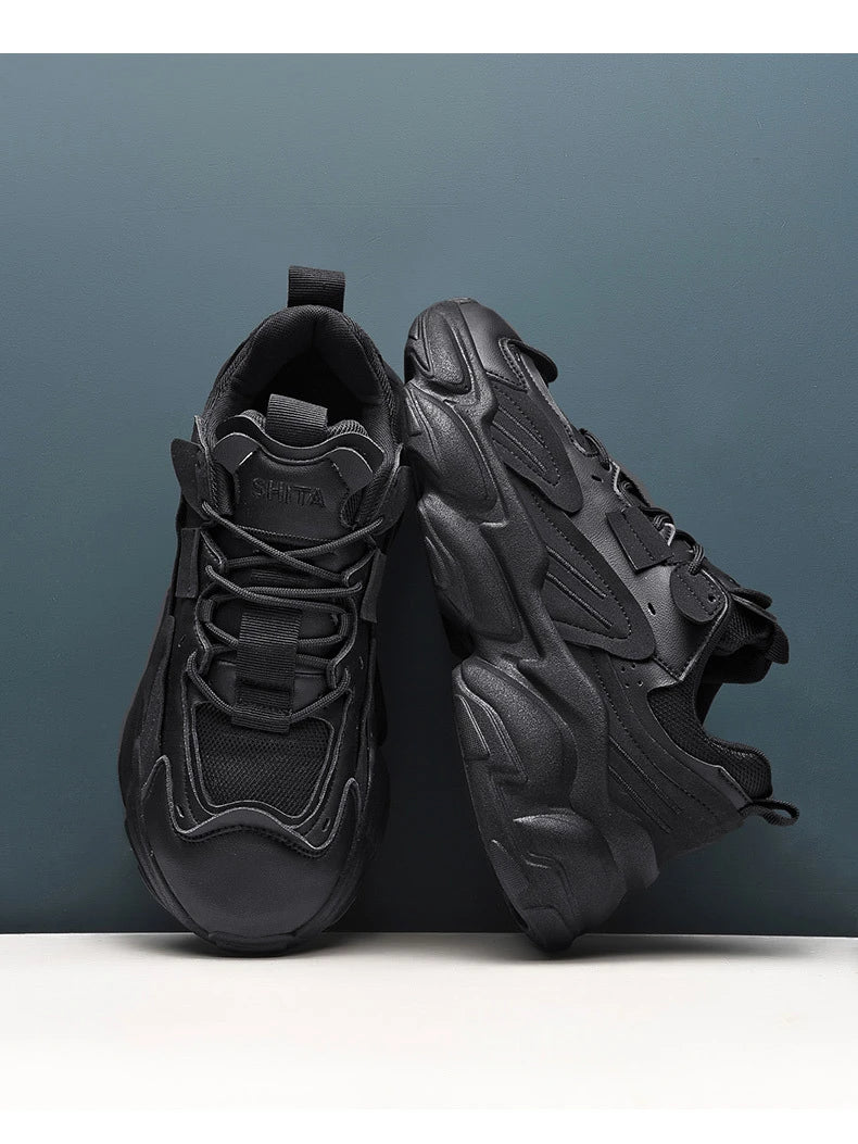 Premium casual trainers with a sleek, minimalist design and durable rubber sole for versatile, comfortable wear.