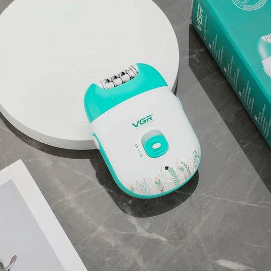 Rechargeable Women's Epilator for Smooth, Hair-Free Skin - Turquoise Colour