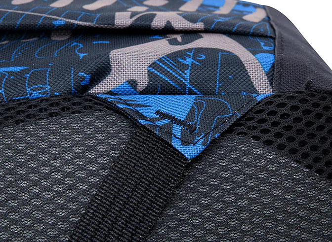 Premium nylon backpack with floral design, versatile 3-in-1 schoolbag for everyday use in the UK