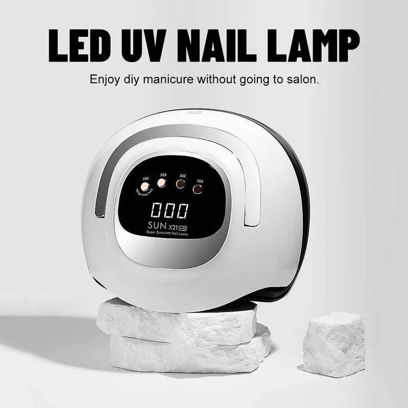 Trendha 320W High Power UV LED Nail Lamp with 4 Timers and Smart Sensor for Salon-Quality Nails at Home