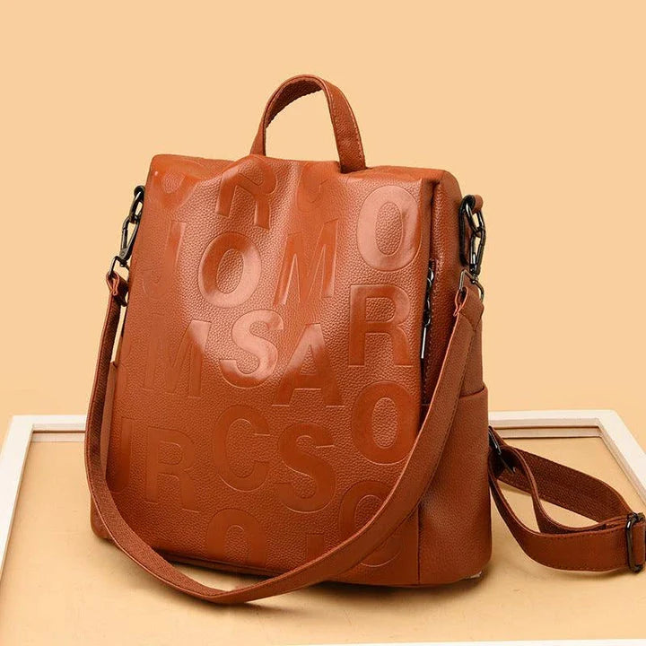 Stylish and spacious British women's backpack with premium materials and multiple compartments for everyday use