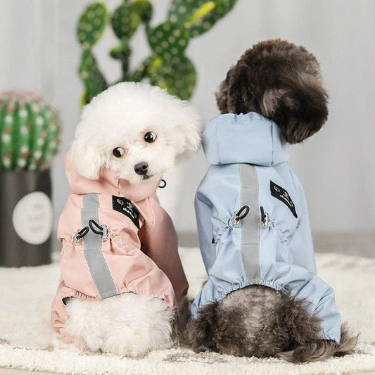 A weatherproof and breathable dog coat made with premium nylon materials to protect your canine companion from the elements.