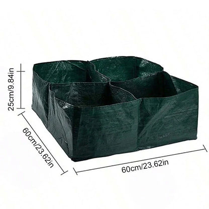 Versatile 6-Pocket Garden Planter for growing a variety of plants in small outdoor spaces