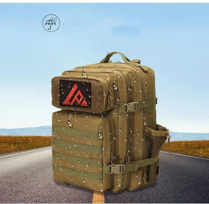 Premium Oxford Waterproof Backpack for Men with Large 45-Litre Capacity, Durable Construction, and Multiple Compartments