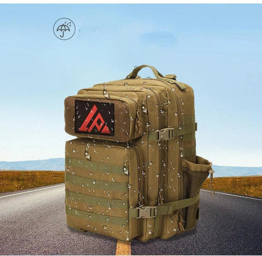 Premium Oxford Waterproof Backpack for Men with Large 45-Litre Capacity, Durable Construction, and Multiple Compartments