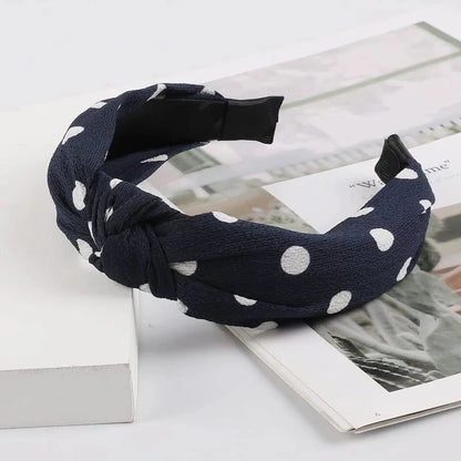 Elegant Wide-Side Fabric Hair Hoop Headband - Premium Quality Hair Accessory