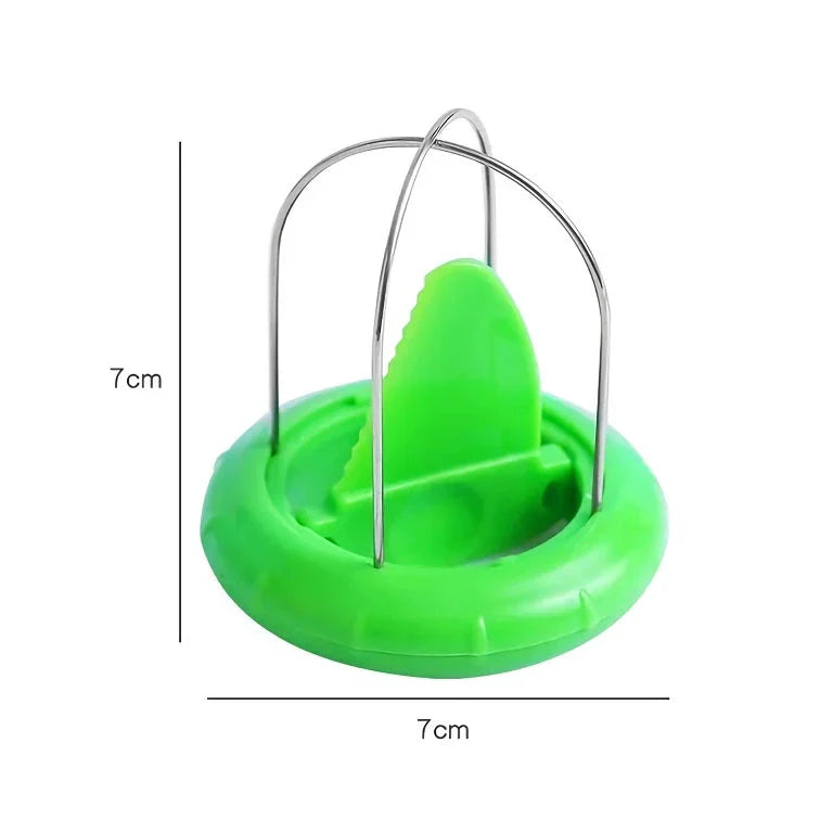 Premium stainless steel kiwi fruit peeler and slicer tool for effortless preparation of healthy recipes