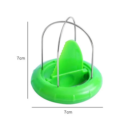 Premium stainless steel kiwi fruit peeler and slicer tool for effortless preparation of healthy recipes
