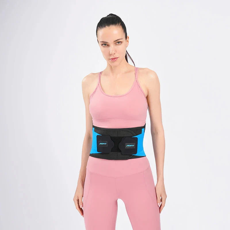 Premium Orthopedic Lumbar Brace with Adjustable Straps and Spine Decompression Technology for Back Pain Relief