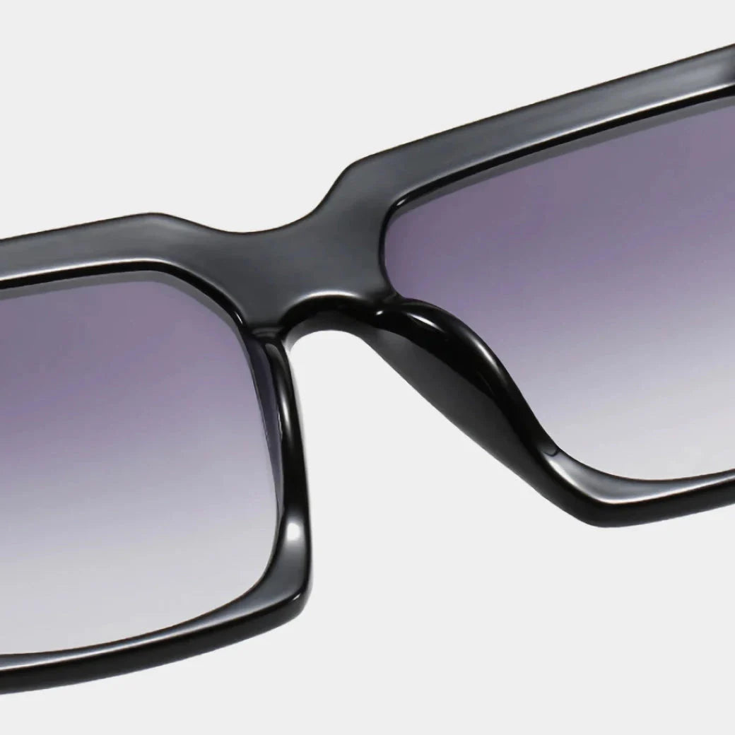 Stylish oversized square sunglasses for women with UV400 protection and gradient lenses