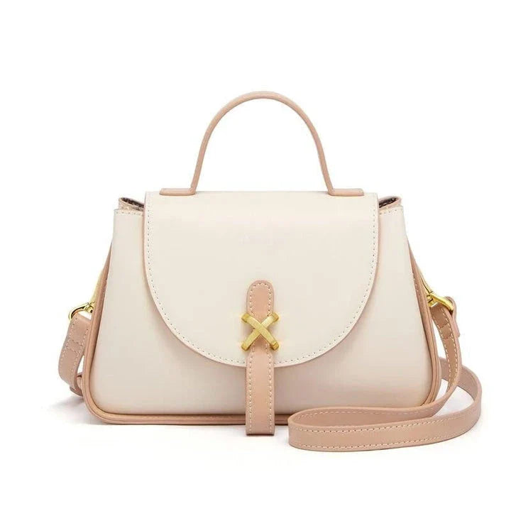 Luxury leather shoulder bag for women, featuring a sleek design, spacious interior, and premium split leather construction.
