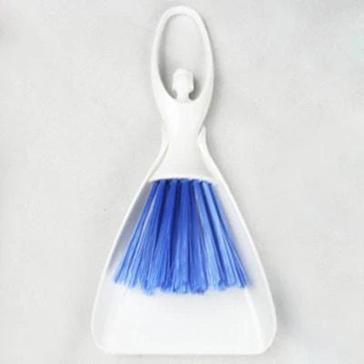 Premium Cage Cleaning Set with Brush and Dustpan for Small Pets