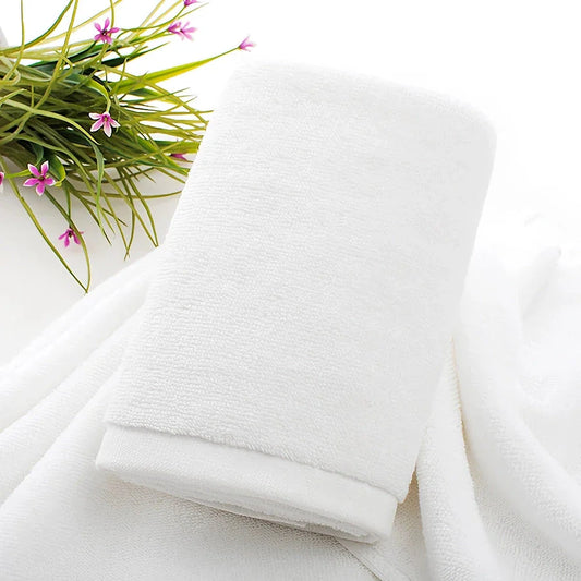 Premium British cotton hand towels in a pack of 10, offering superior softness, absorbency, and durability for various household and commercial uses.