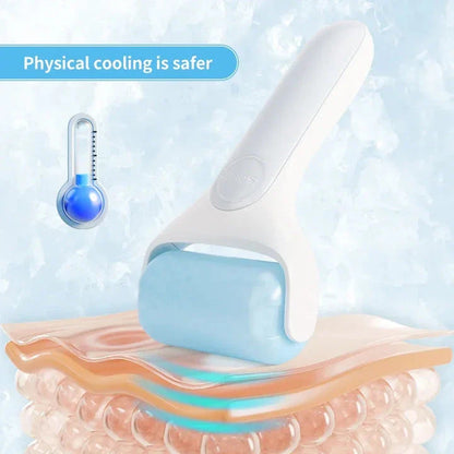 Beauty Revitalising Ice Roller - Cooling Therapy and Facial Massage Tool for Skin Rejuvenation