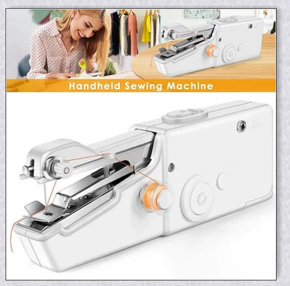 Compact, lightweight, and portable handheld sewing machine with various colour options