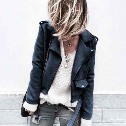 Premium suede jacket with slim British fit, available in various colours and sizes