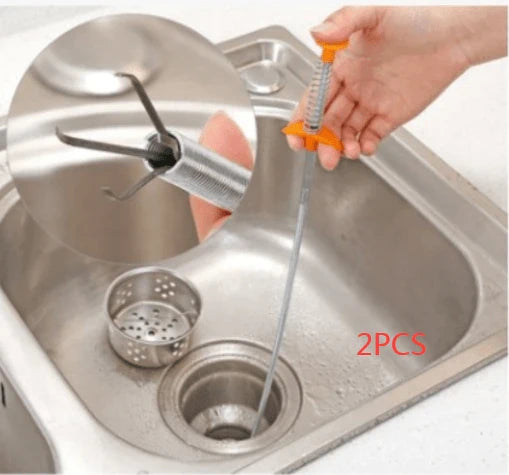 Trendha Four-Claw Pipe Unblocker - A durable and efficient tool for clearing blocked sinks and drains