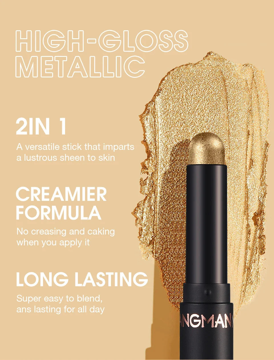 Premium 8-Colour Eye Shadow Stick Palette with Smudge-Resistant Formula for Flawless, Long-Lasting Eye Makeup