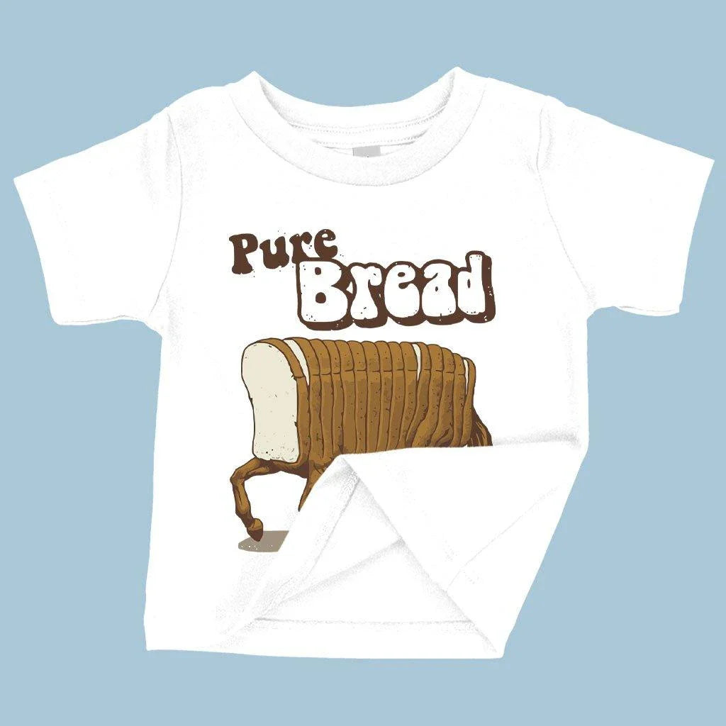 A soft and flexible baby t-shirt made from premium Airlume cotton, designed for comfort and adaptability.