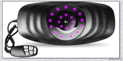 Premium electric back massager with intelligent vibration, dynamic traction, and infrared heating for soothing back pain relief