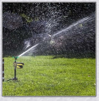 Spray Away Solar-Powered Motion-Activated Garden Sprinkler for pest deterrent