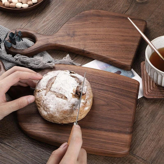 Premium Walnut Wood Cutting Board with Generous Surface Area and Smooth, Non-Slip Design for Effortless Food Preparation