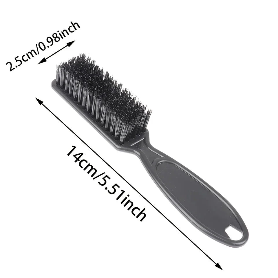 Professional Shave Beard Brush made from durable ABS plastic with soft bristles for precise grooming and hair removal