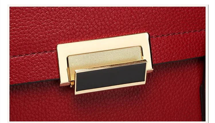 Premium first-layer cowhide leather shoulder bag with adjustable strap, spacious interior, and classic fashion design