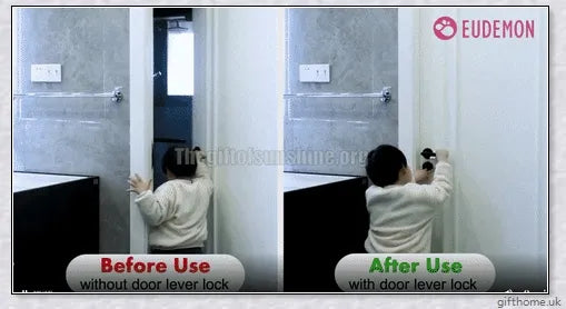 Premium anti-pet door lock for children's safety, with sleek design and durable construction