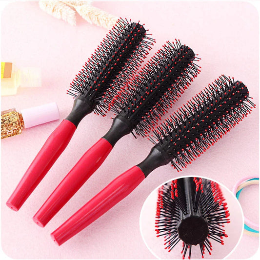 Professional Plastic Curling Hair Brush - Achieve salon-quality curls and enjoy a gentle scalp massage for lustrous, healthy hair