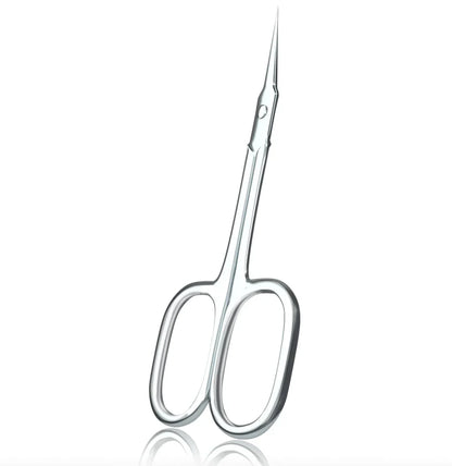Precision Cuticle Scissors with polished blades and comfortable grip for professional-quality nail care