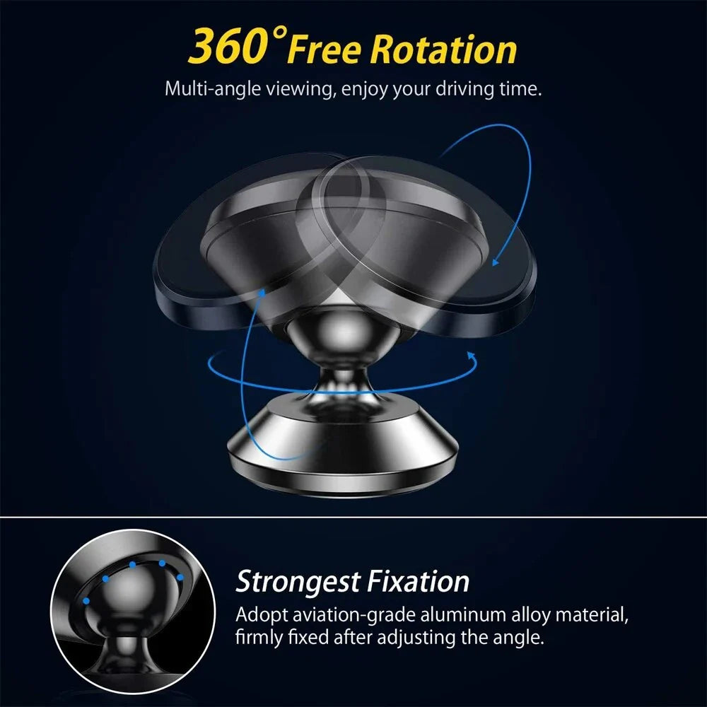 Premium Magnetic Car Phone Holder: Secure and stylish smartphone mount for UK vehicles