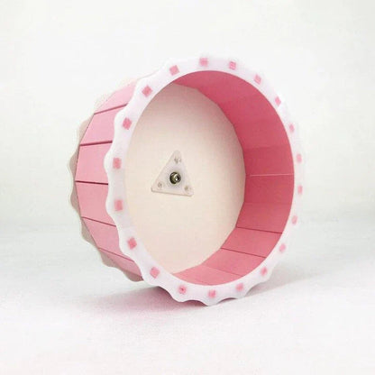 Premium PVC Hamster Wheel with 14.5 cm diameter for energetic exercise and activity
