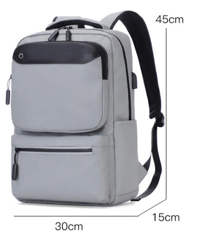 Premium waterproof outdoor backpack for men with laptop compartment, multiple pockets, and breathable design